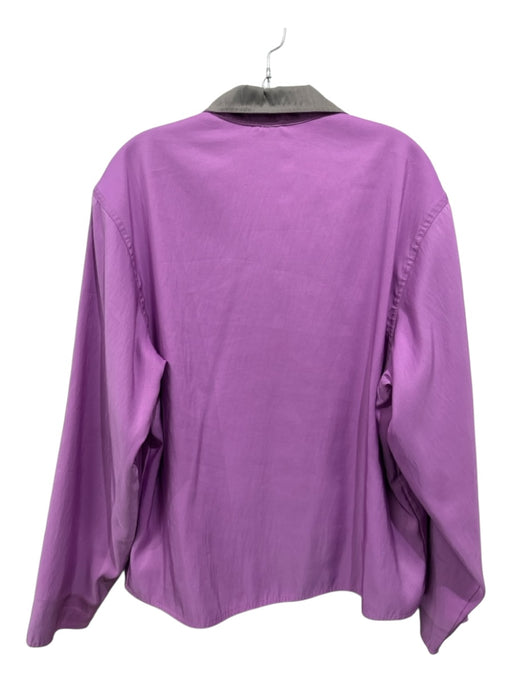 Mycra Pac Size M/L Lilac Purple Nylon Collar Pockets Full Zip Jacket Lilac Purple / M/L