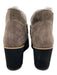 Eileen Fisher Shoe Size 9.5 Gray & Black Suede Upper Shearling Lined Booties Gray & Black / 9.5