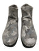 L'Amour des Pieds Shoe Size 9 Gray, Silver, Black Suede Upper Ankle Camo Booties Gray, Silver, Black / 9