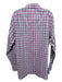 Polo Size L Pink & Blue Cotton Plaid Button up Men's Long Sleeve Shirt Pink & Blue / L