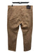 AG Size 34 Dark Tan Cotton Blend Solid Khakis Men's Pants Dark Tan / 34