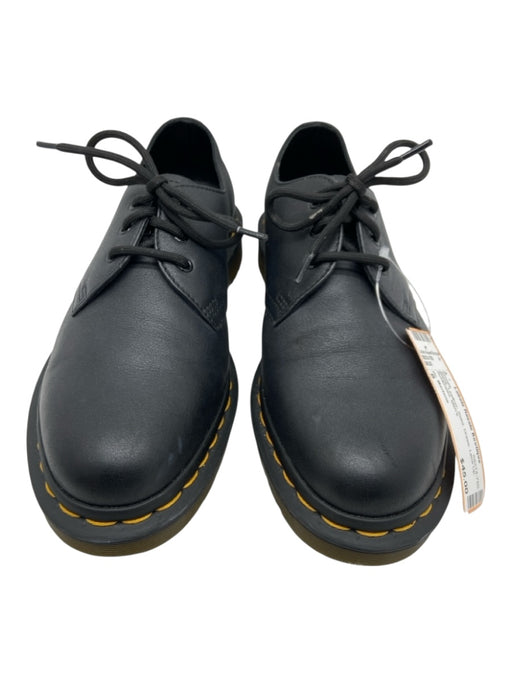 Dr. Martens Shoe Size 8 Black Leather Solid Dress Men's Shoes Black / 8