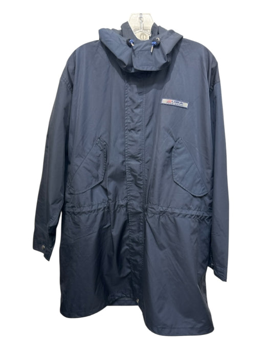 Polo Sport Size M Navy Synthetic Solid Windbreaker Zip Up Men's Jacket Navy / M