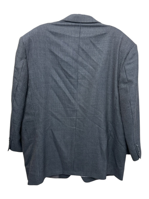 Cornelliani Blue Wool Blend Micro 2 Button Men's Blazer Blue / 58