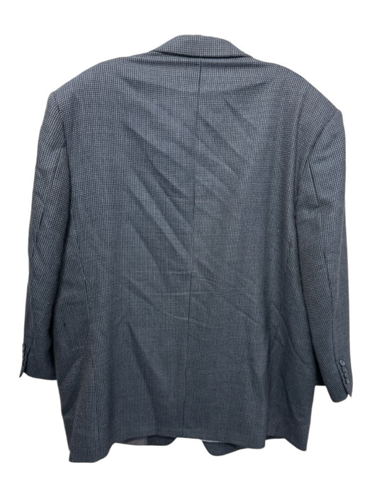 Cornelliani Blue Wool Blend Micro 2 Button Men's Blazer Blue / 58