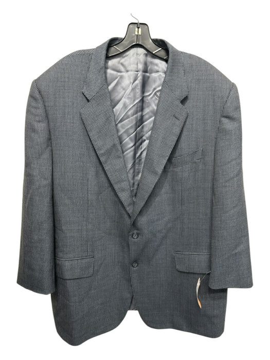 Cornelliani Blue Wool Blend Micro 2 Button Men's Blazer Blue / 58