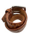 Roger Ximenez Brown Leather Embossed Men's Belt Brown
