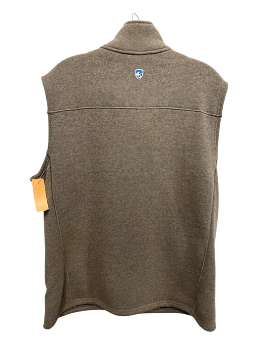 Kuhl Size XL Tan Cotton Blend Solid Vest Men's Jacket Tan / XL
