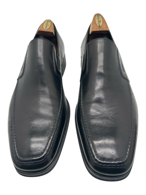 Monte Rosso Shoe Size 9M Black Leather Solid Dress Men's Shoes Black / 9M