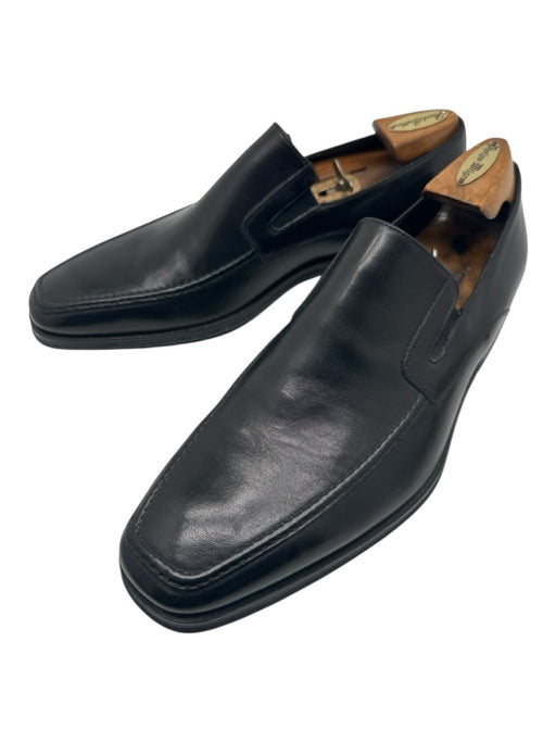 Monte Rosso Shoe Size 9M Black Leather Solid Dress Men's Shoes Black / 9M
