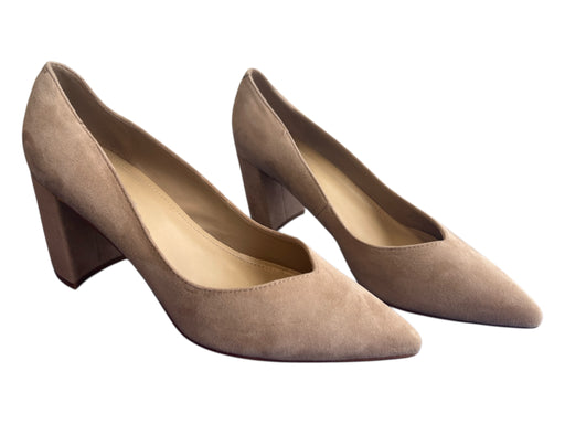 Marc Fisher Shoe Size 7 Tan Suede Leather Upper Pointed Toe Pump Shoes Tan / 7