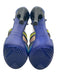 Jimmy Choo Shoe Size 41 Blue, Yellow & Black Leather & Suede Mesh Sandals Blue, Yellow & Black / 41