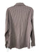 Hugo Boss Size L Brown Cotton Blend Striped Button Down Men's Long Sleeve Shirt L