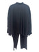 Eskandar Size 1 Black Wool Button Front Patch Pocket Long Sleeve Pant Set Black / 1