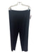 Misook Size 1XL / L Black Acrylic Ribbed Long Sleeve Elastic Waist Pant Set Black / 1XL / L