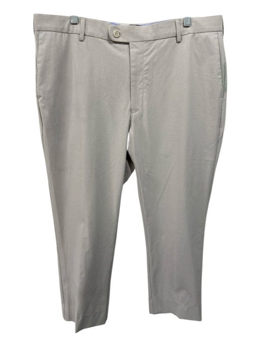 Peter Millar Size 38 Beige Cotton Blend Solid Khakis Men's Pants Beige / 38