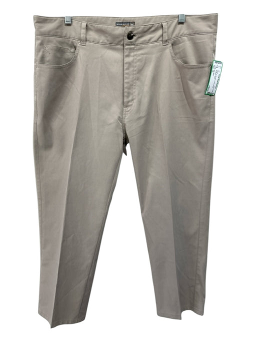 Peter Millar Size 36 Beige Synthetic Solid Khakis Men's Pants Beige / 36