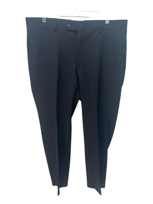 Gucci Size Est 32 Black Wool Blend Solid Dress Men's Pants Black / Est 32
