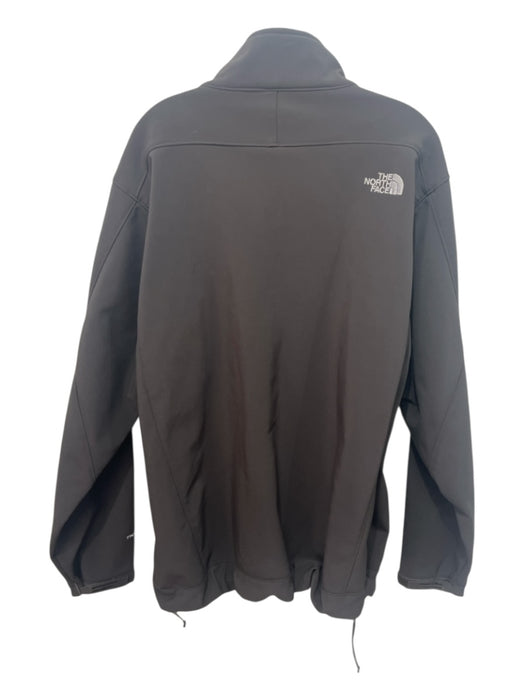 The North Face Size XL Brown Synthetic Solid Zip UP Men's Jacket Brown / XL