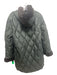 1 Madison Size L Green, Black, Brown Polyester Blend Down Fill Reversible Coat Green, Black, Brown / L