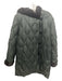 1 Madison Size L Green, Black, Brown Polyester Blend Down Fill Reversible Coat Green, Black, Brown / L