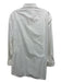 Zegna Size 17 White Cotton Solid Button Up Men's Long Sleeve Shirt White / 17
