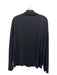 Saks Fifth Ave Size L Black Cashmere Solid Zip UP Men's Sweater Black / L