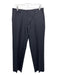 Valentino Size 42 Black Wool Blend Solid Dress Men's Pants Black / 42