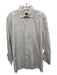 Zegna Size L Tan & White Cotton Abstract Button up Men's Long Sleeve Shirt Tan & White / L