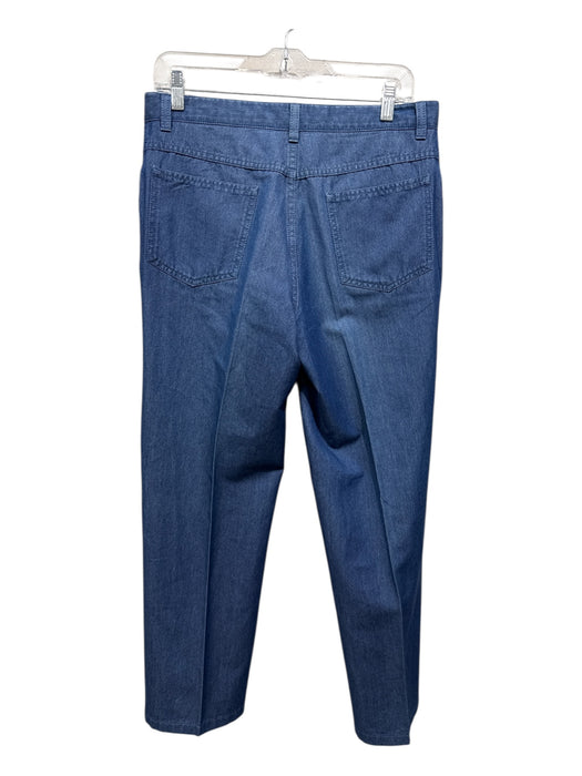 Brioni Size 34 Blue Cotton Blend Solid Dress Men's Pants Blue / 34