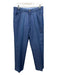 Brioni Size 34 Blue Cotton Blend Solid Dress Men's Pants Blue / 34