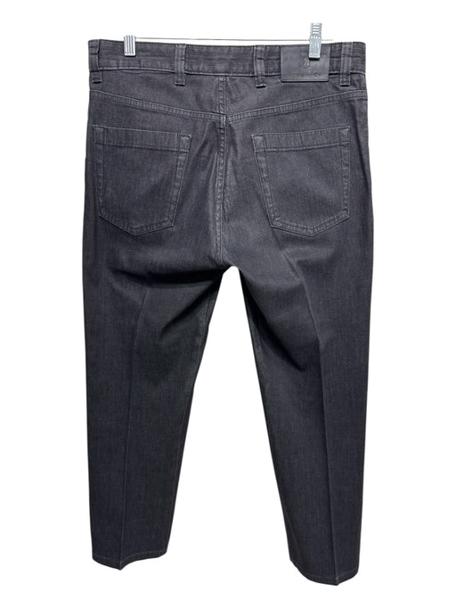 Zegna Size 33 Faded Black Cotton Solid Jean Men's Pants Faded Black / 33