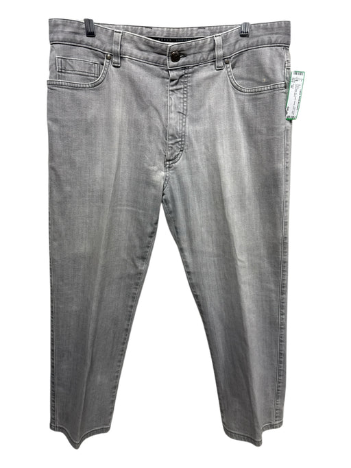 Zegna Size 36 Light Gray Cotton Blend Solid Jean Men's Pants Light Gray / 36