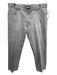 Zegna Size 36 Light Gray Cotton Blend Solid Jean Men's Pants Light Gray / 36