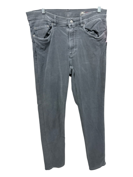 Faherty Size 32 Gray Cotton Blend Solid Slim Khakis Men's Pants Gray / 32