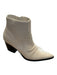 Coconuts by Matisse Shoe Size 6M White Leather Croc Embossed Side Zip Booties White / 6M