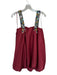 Sunday in Brooklyn Size S Burgundy Polyester Blend balloon Mini Dress Burgundy / S