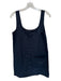 Banana Republic Size XS Navy Cotton Scoop Neck Front & Back Pockets Mini Dress Navy / XS