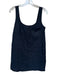 Banana Republic Size XS Navy Cotton Scoop Neck Front & Back Pockets Mini Dress Navy / XS