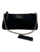 Kate Spade Black Nylon Chain Strap Zip Bag Black