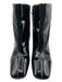 Sam Edelman Shoe Size 7.5 Black Leather Upper Patent Leather Square Toe Boots Black / 7.5