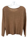 Sezane Size XXS Brown Mohair Blend Round Neck Cardigan Brown / XXS