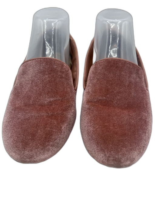 Birdies Shoe Size 7.5 Dusty Pink Velvet Loafer Slip On Quilted interior Flats Dusty Pink / 7.5