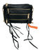 Rebecca Minkoff Black Leather Gold hardware Chain Zipper Crossbody Bag Black / Small