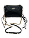 Rebecca Minkoff Black Leather Gold hardware Chain Zipper Crossbody Bag Black / Small