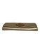 Michael Kors Gold Leather Logo Snap Closure Clutch Wallets Gold