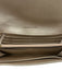 Michael Kors Gold Leather Logo Snap Closure Clutch Wallets Gold