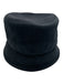 Courreges Black Cotton Logo Stitch Detail Bucket Hat Black / S
