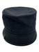 Courreges Black Cotton Logo Stitch Detail Bucket Hat Black / S