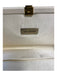 St John Cream & Ivory Satin Beaded Top Close Clutch Cream & Ivory